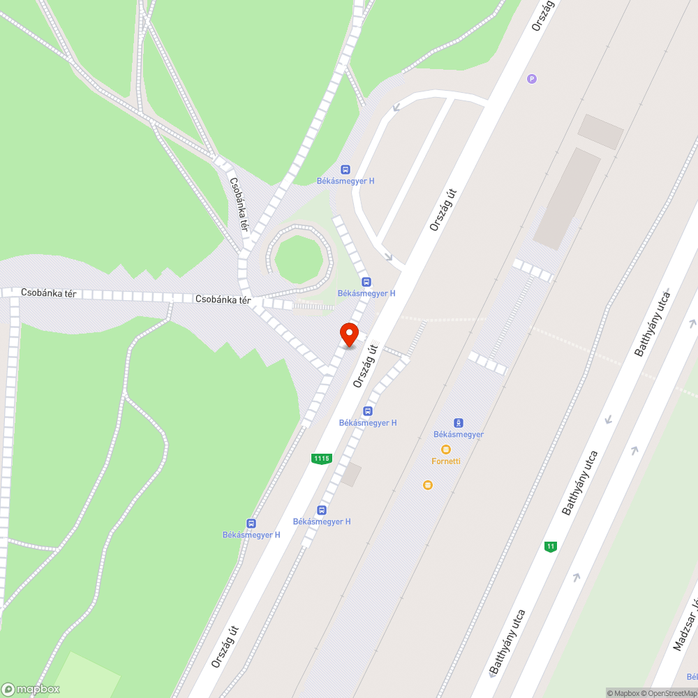 Hamarosan kidől bejelentés helye