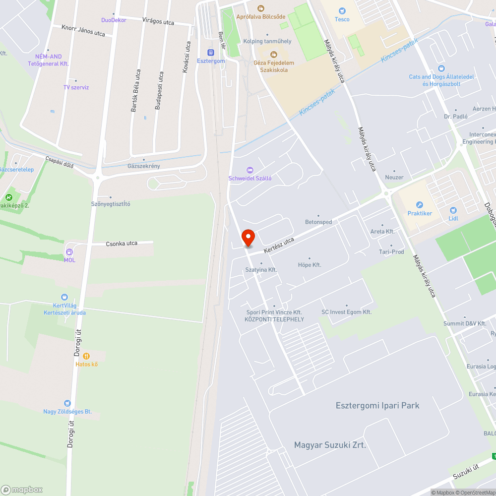 Gyalogátkelő vagy járdasziget létrehozása bejelentés helye