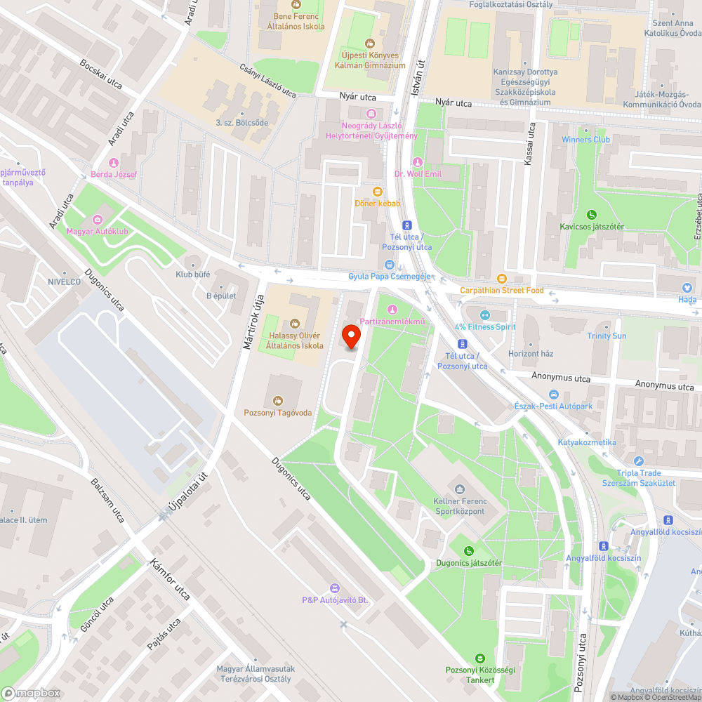 szemétkupic bejelentés helye