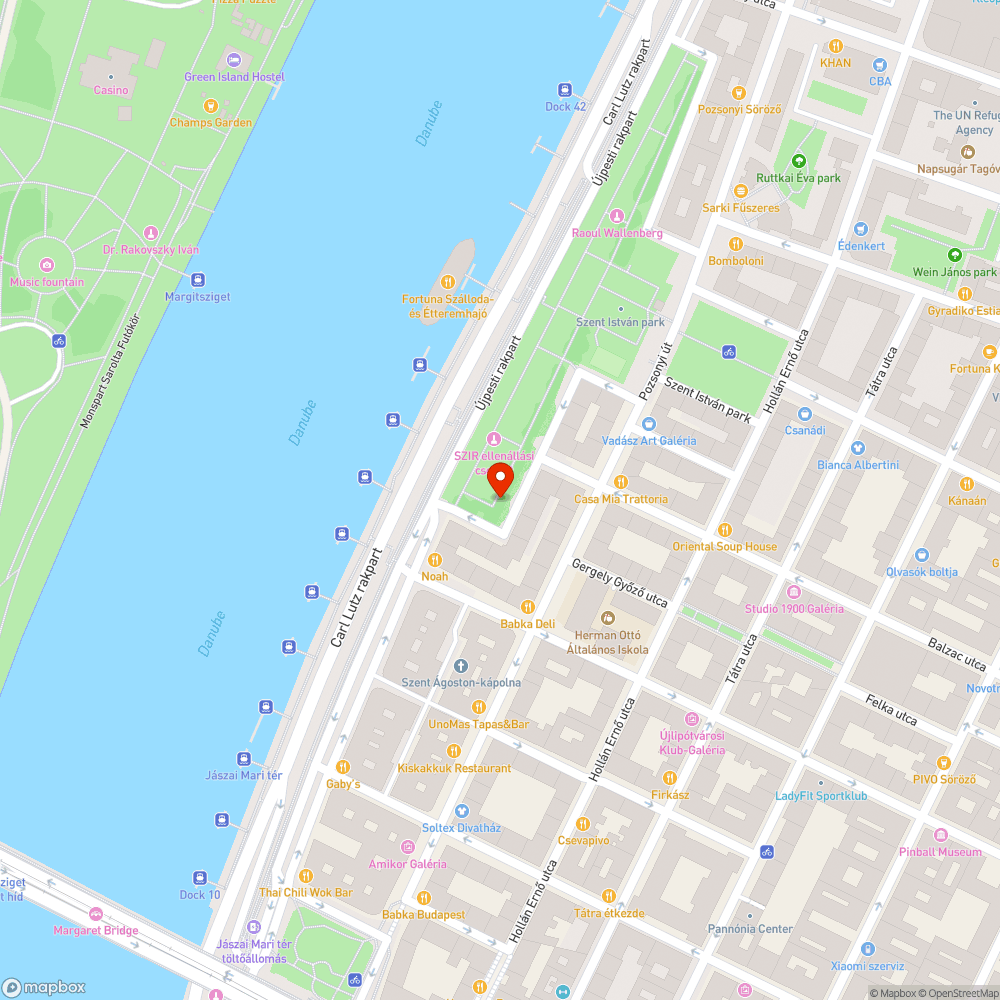 Kiégett lámpafél - Szent István 2 bejelentés helye