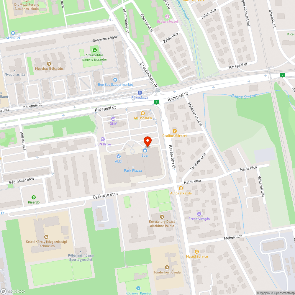 Elhagyott autók bejelentés helye