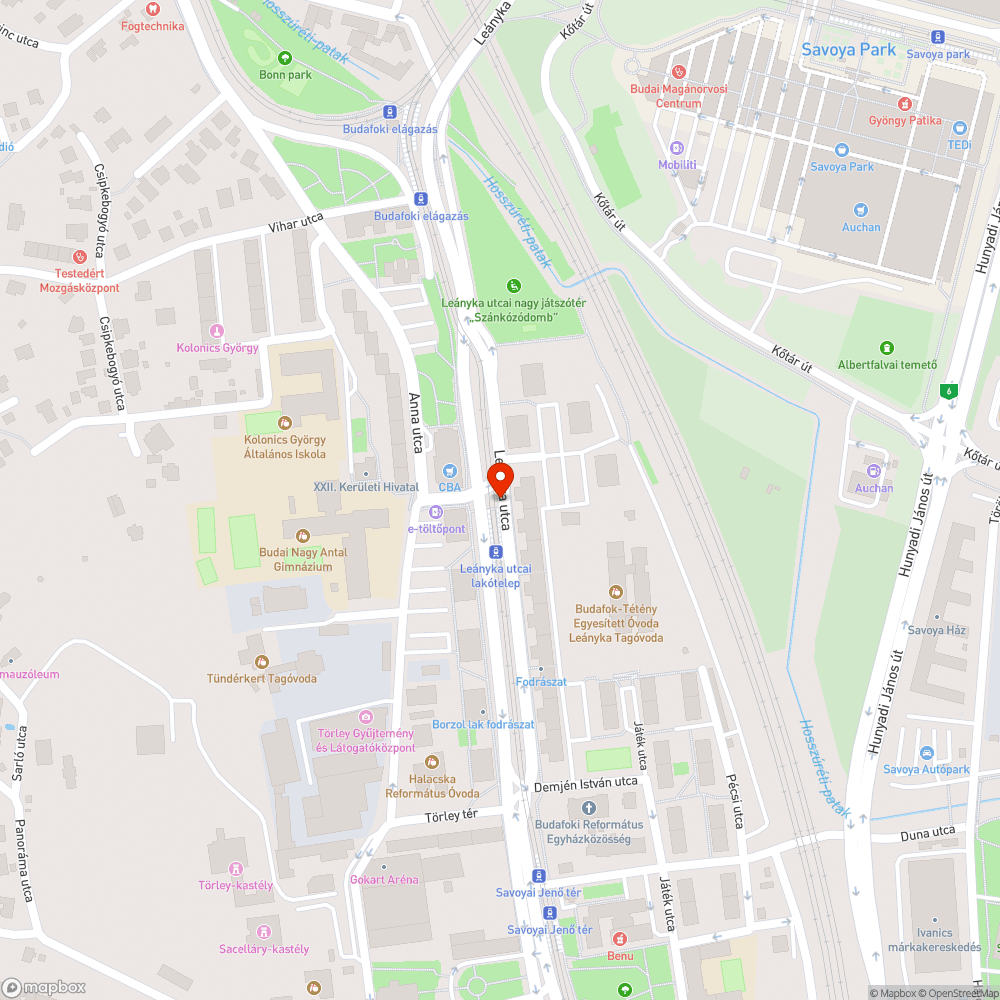 Sérült fedlappár bejelentés helye