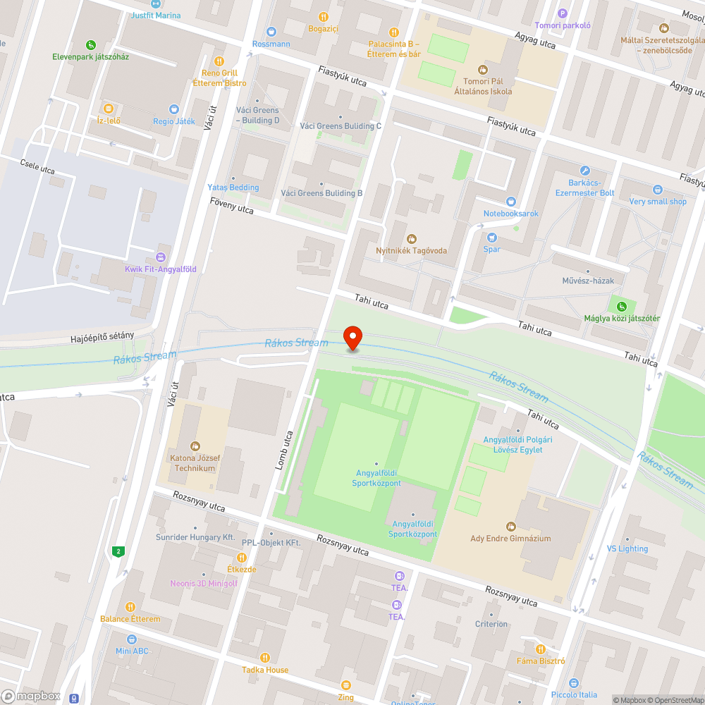 Kiégett lámpa - kutyafuttató bejelentés helye