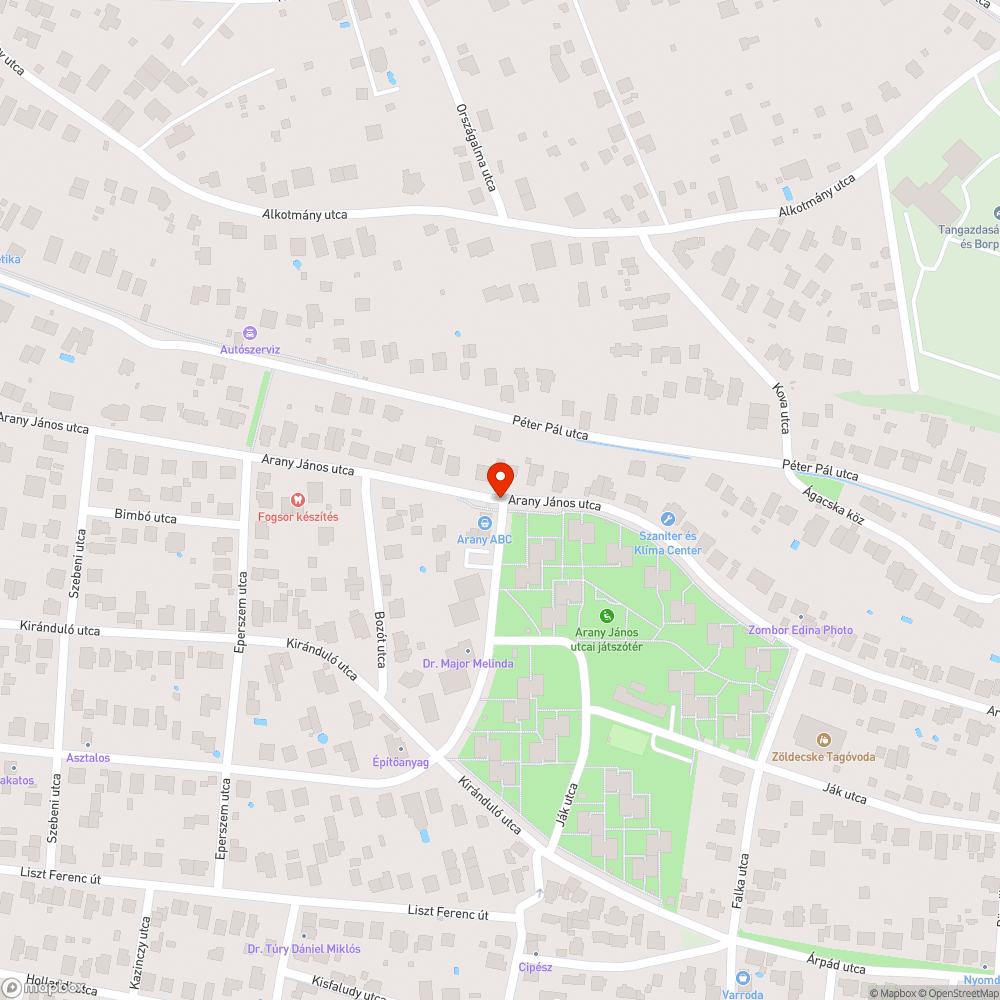 Kidőlő félben lévő tábla bejelentés helye