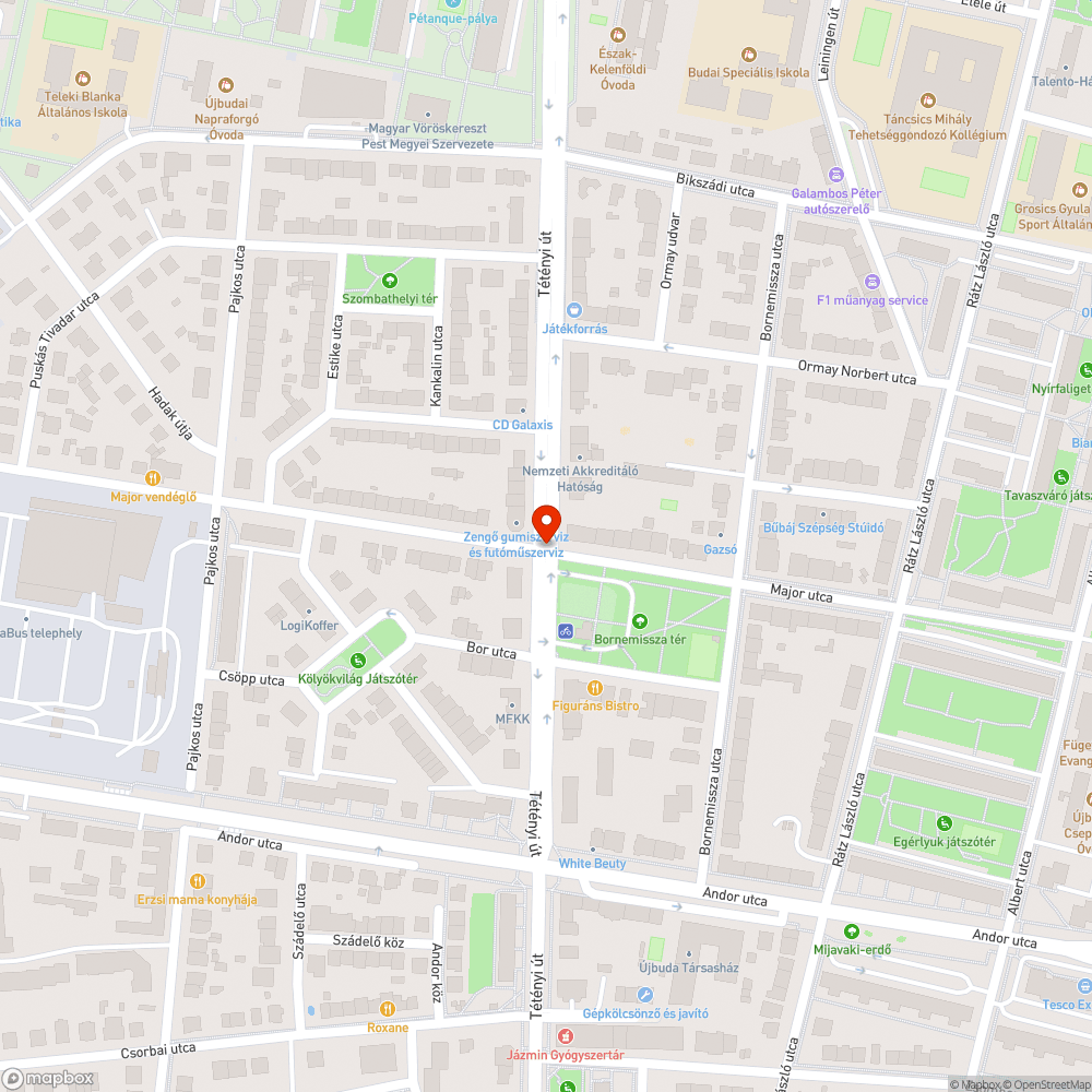 Túl magasan elhelyezett terelőtábla bejelentés helye