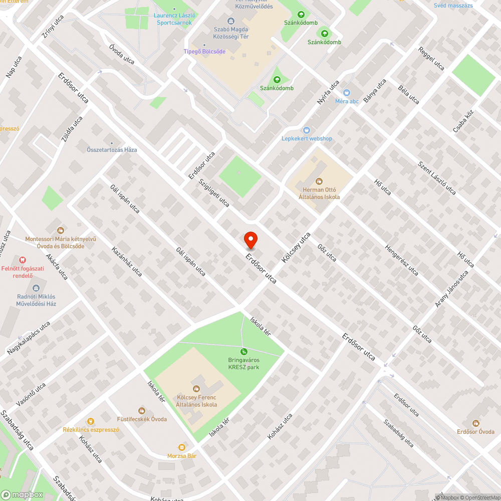 Szivárgó víz. bejelentés helye