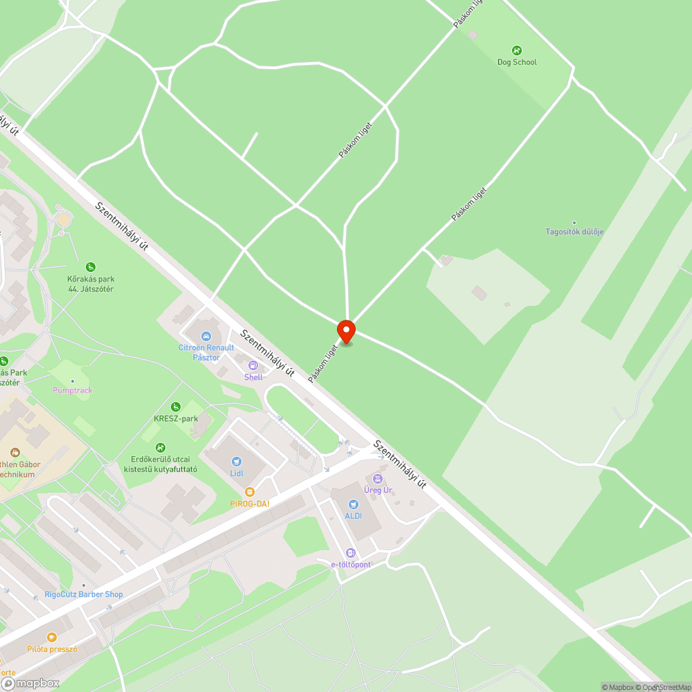 Illegálisan lerakott szemét bejelentés helye