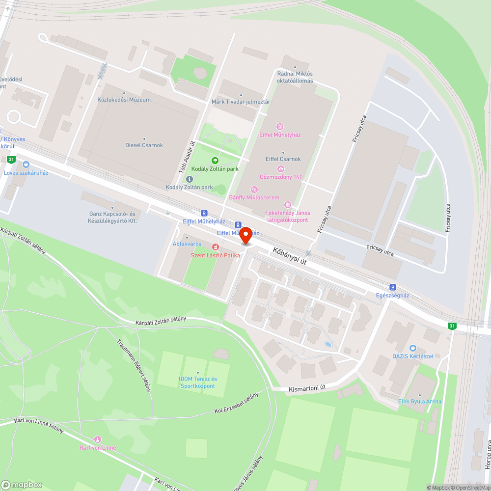 Egy rongálódott és kopott tábla bejelentés helye