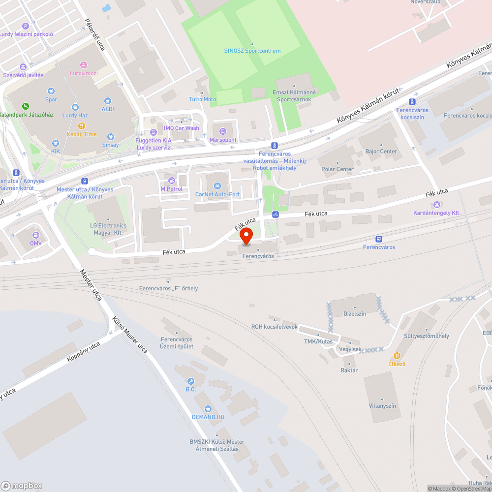 Sérült , hiányos kisméretű bejelentés helye