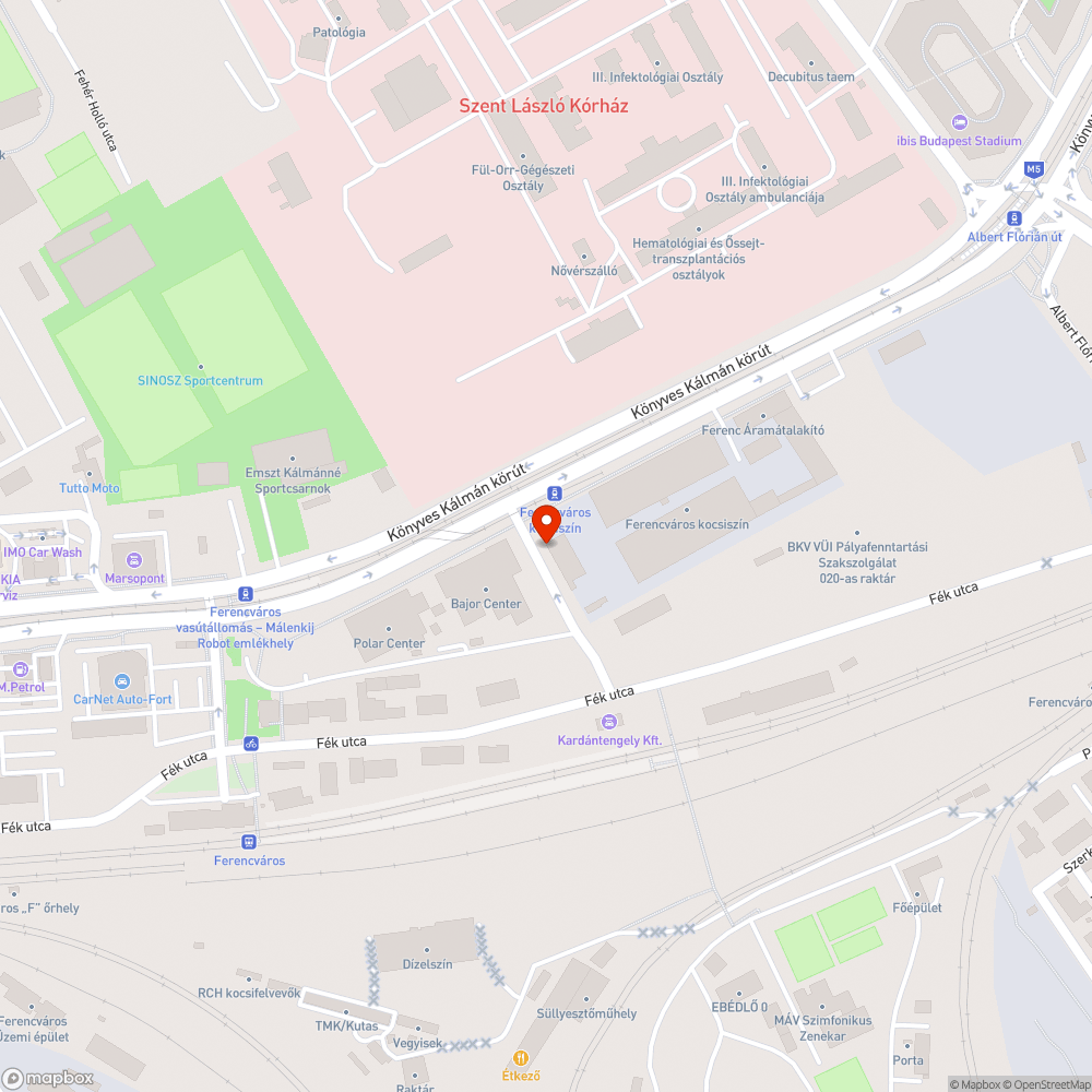 Megsüllyedt , hiányos tönkrement fedlap bejelentés helye