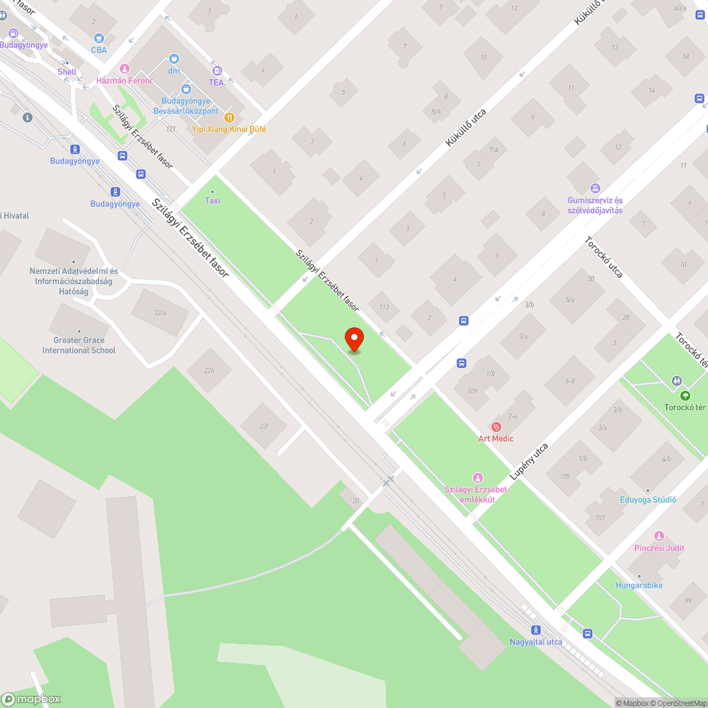 Tönkretett zöldfelület bejelentés helye