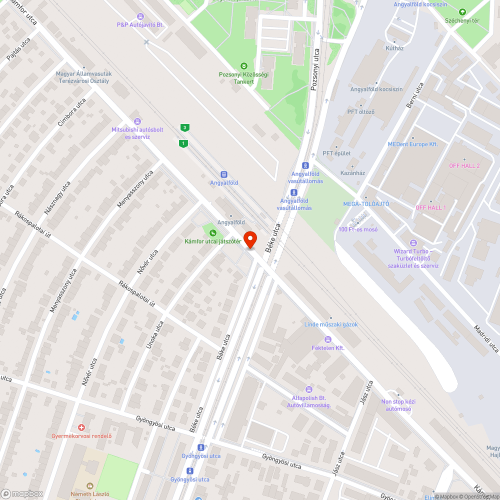 Kinthagyott tábla bejelentés helye