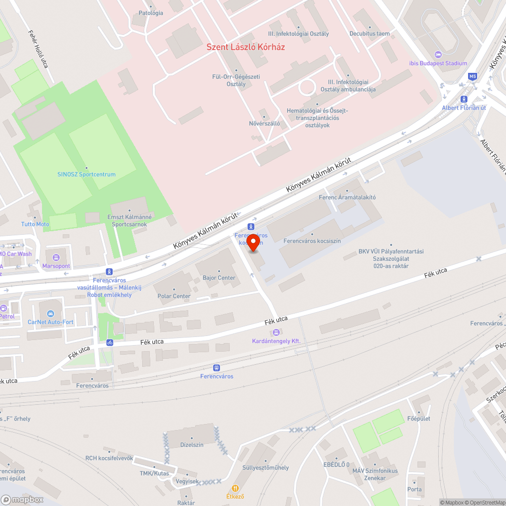 Megsüllyedt fedlap bejelentés helye