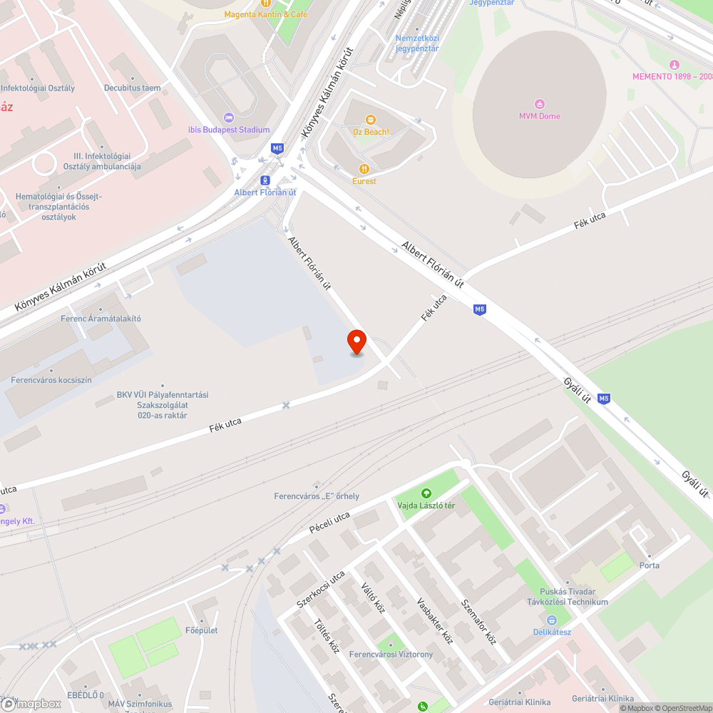 Egyik fedlap süllyed, a másik mozog bejelentés helye