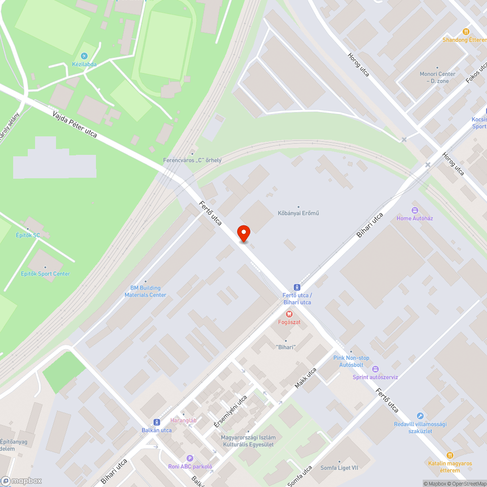 Otthagyott mosdó bejelentés helye