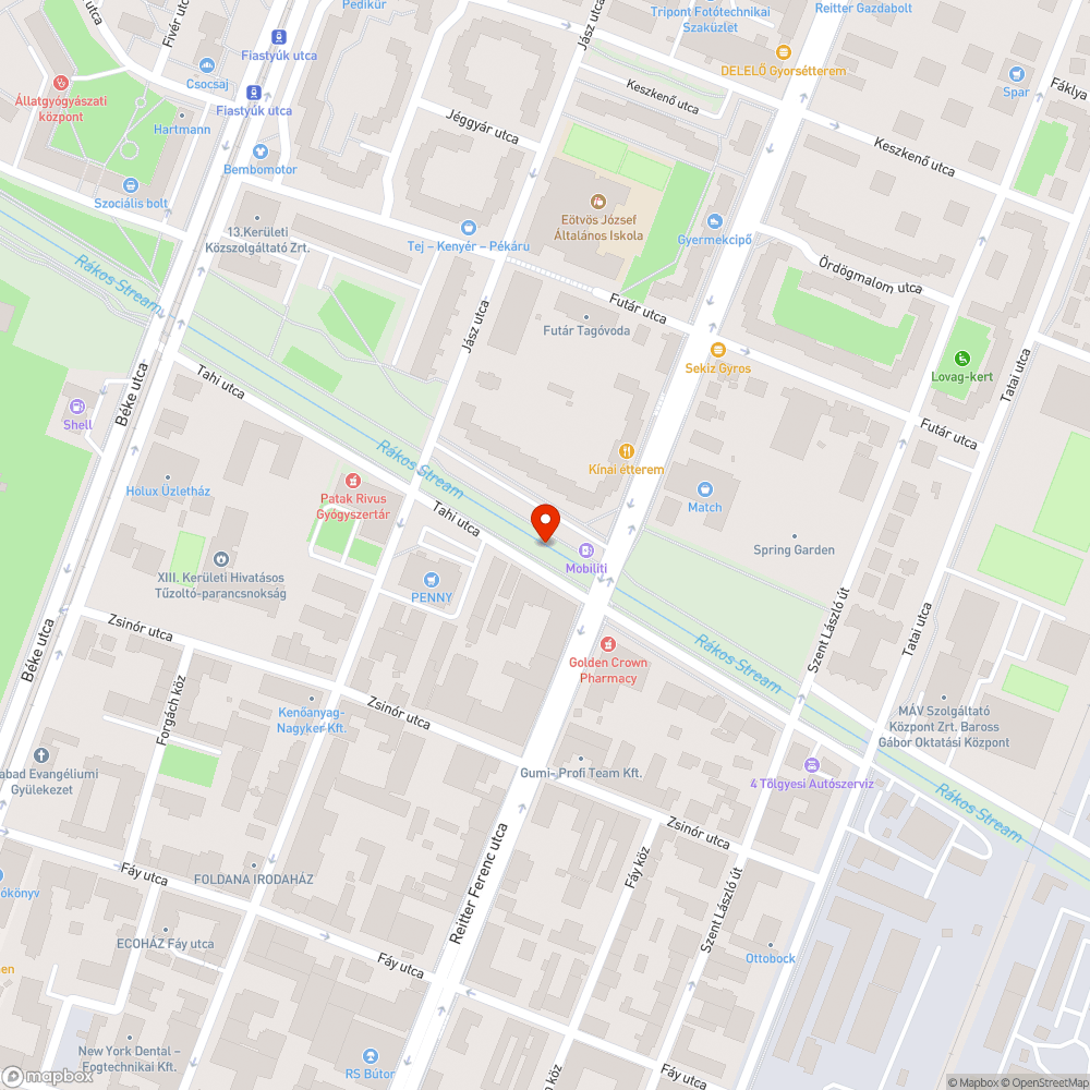 Szemét a Tahi utcában bejelentés helye