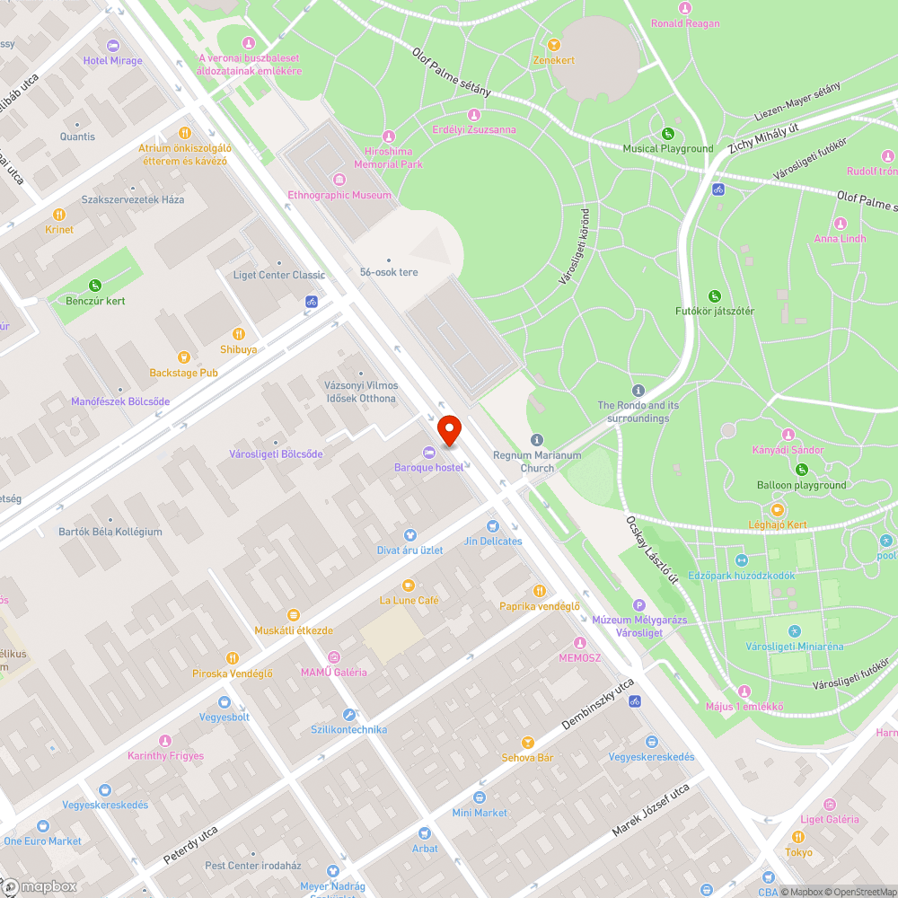 Törött poller bejelentés helye