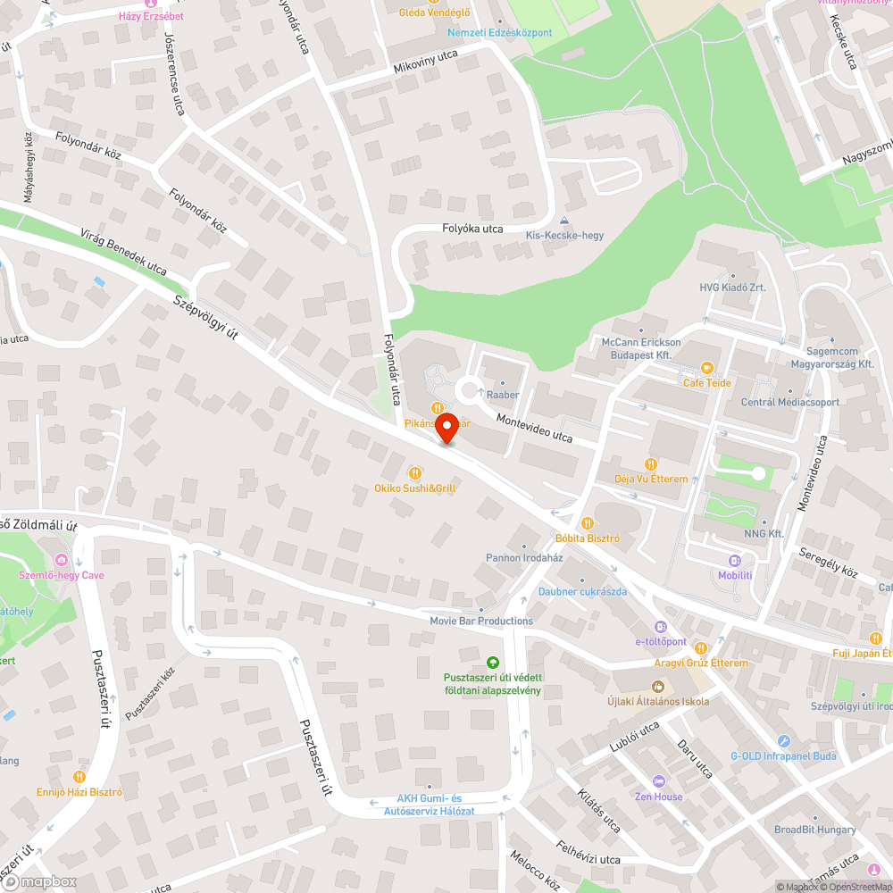 Kátyús út bejelentés helye