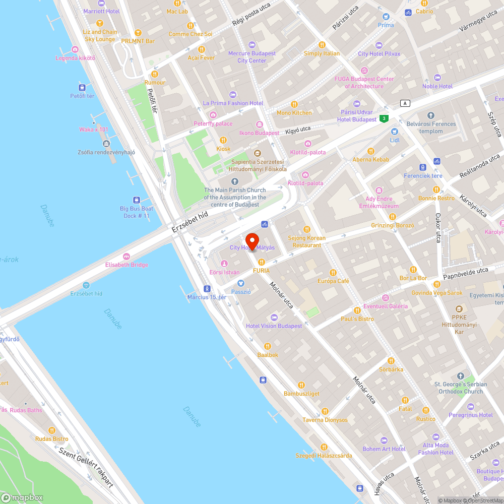 Molnár utca, Kéményseprő utca, poller bejelentés helye