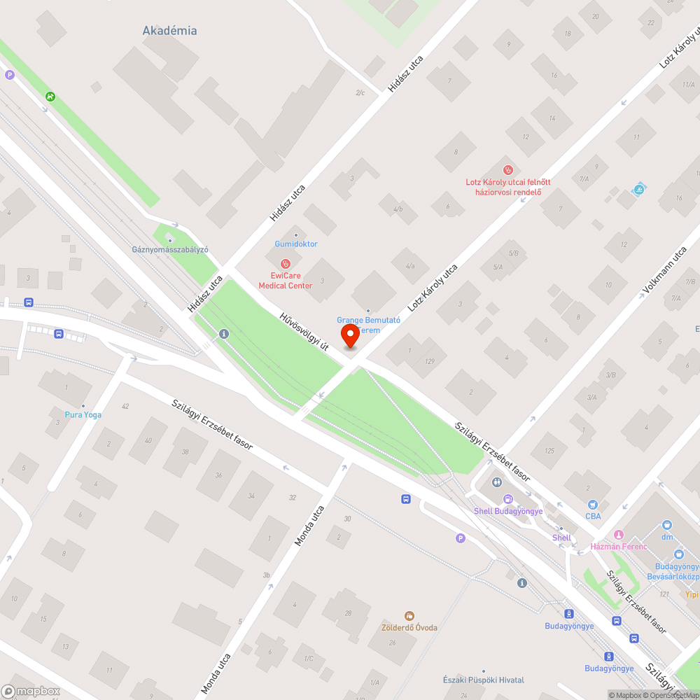 Zöldhulladék (fenyőfák) a zöldfelületen bejelentés helye