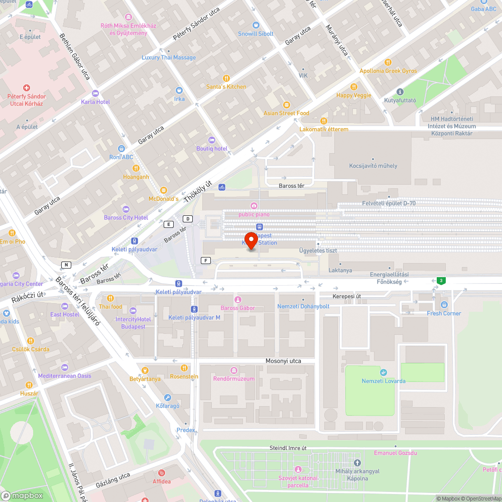 Eltört pad bejelentés helye