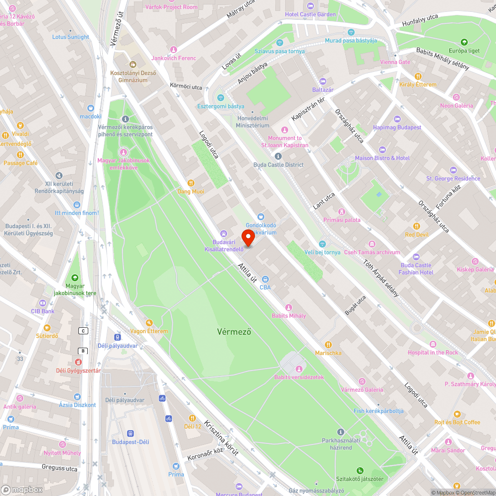 Szemét bejelentés helye