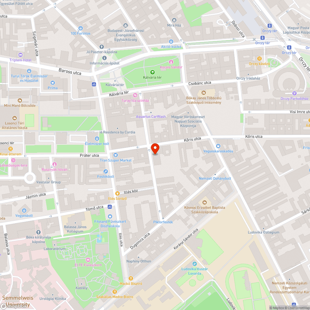 Nem létező balesetveszélyes járdaszakasz bejelentés helye