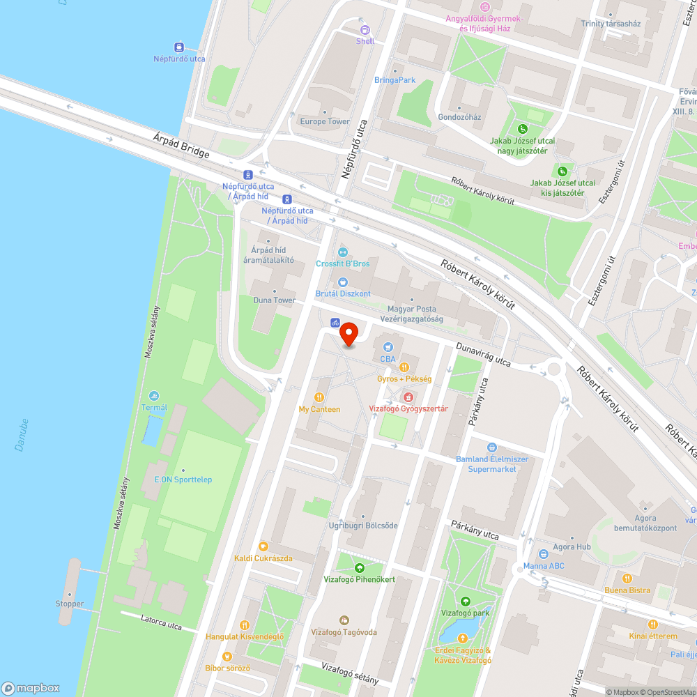 Sérült kerékpáros tároló bejelentés helye