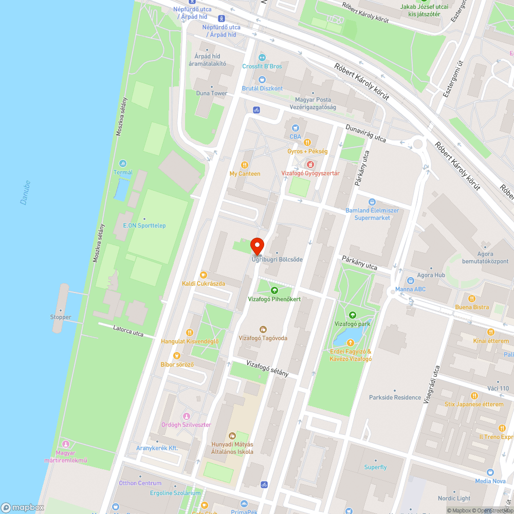 Kiégett lámpa - Vizafogó sétány bejelentés helye