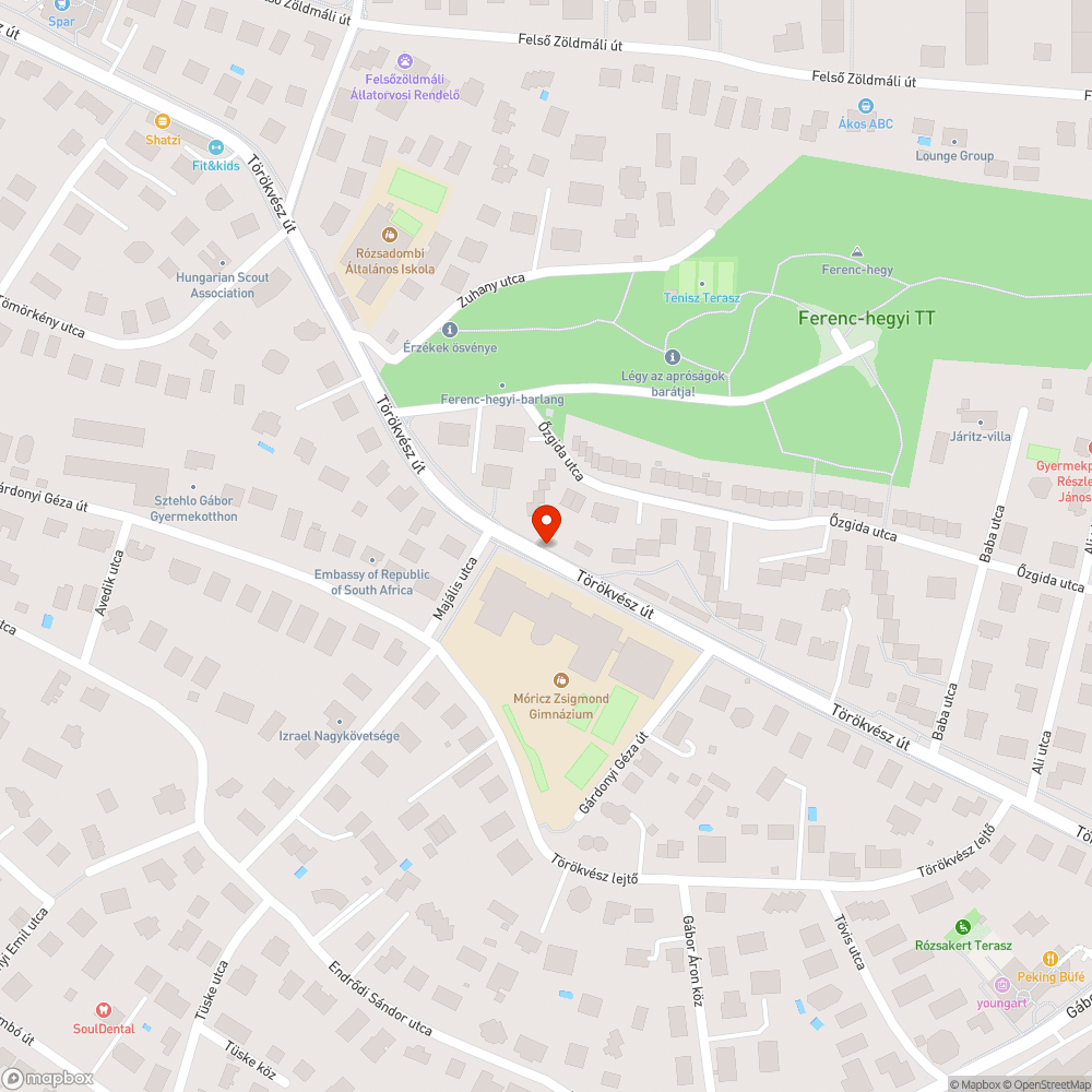 Törött gomb bejelentés helye