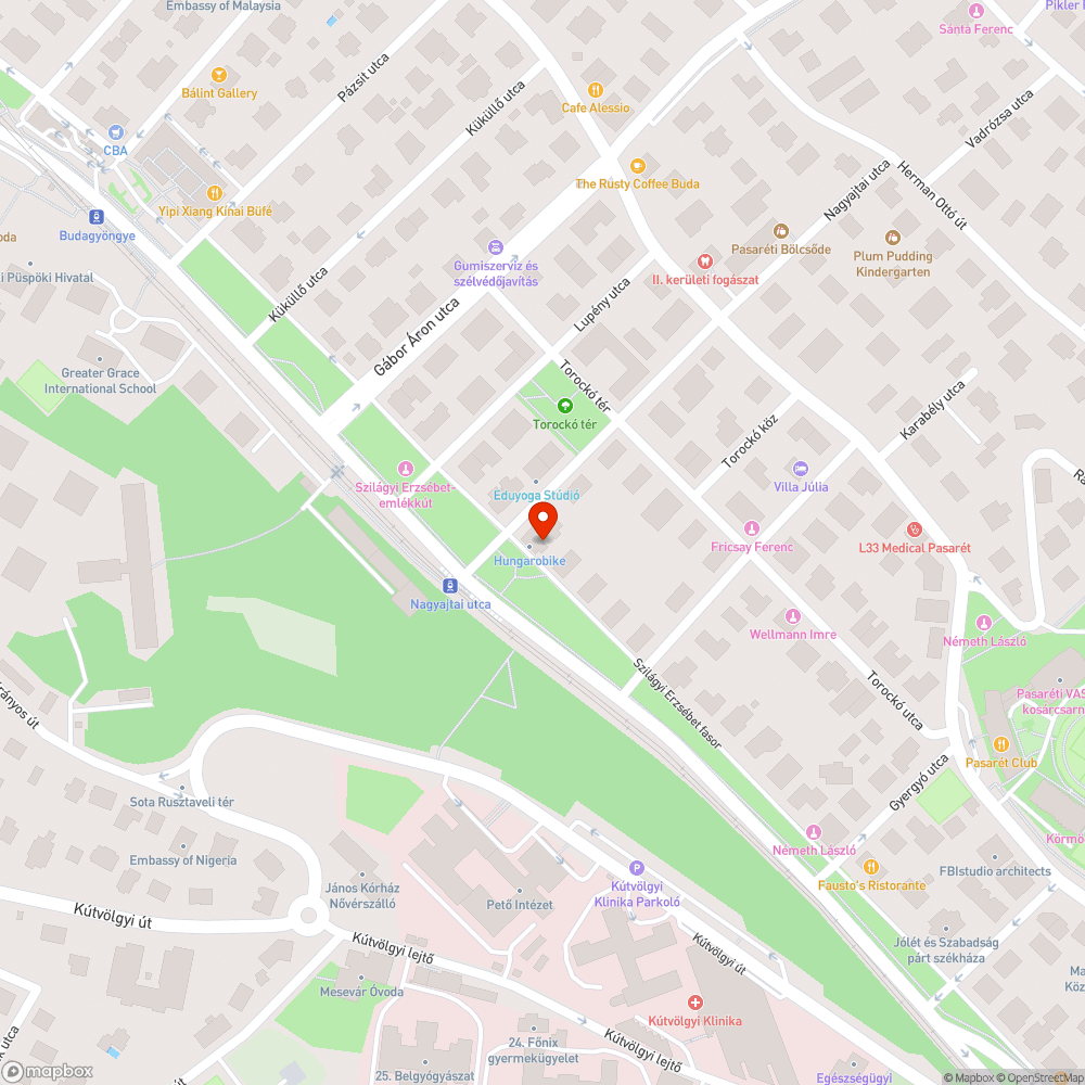 Koszos szervizút bejelentés helye