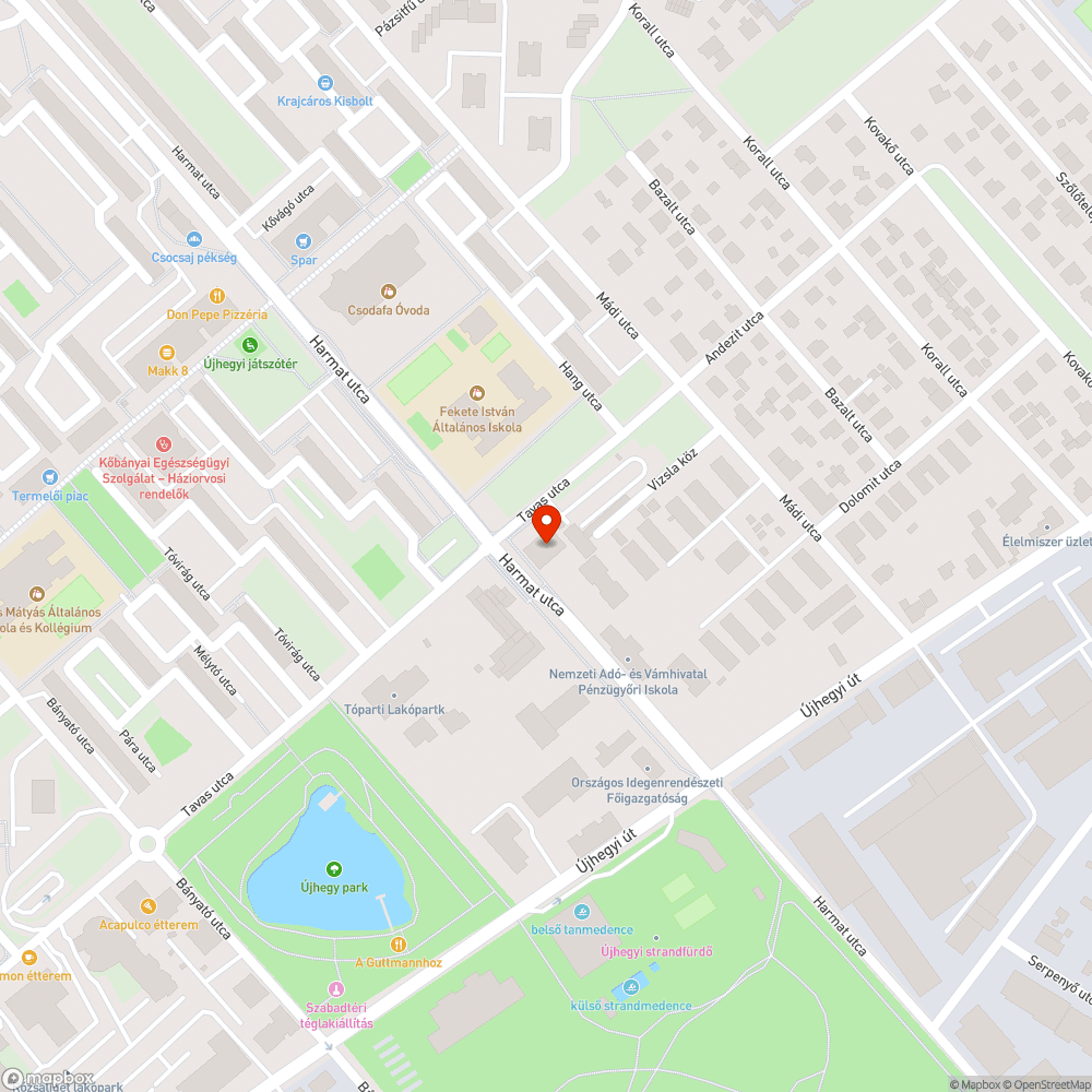 Szép új járdába szép új fedlapot bejelentés helye