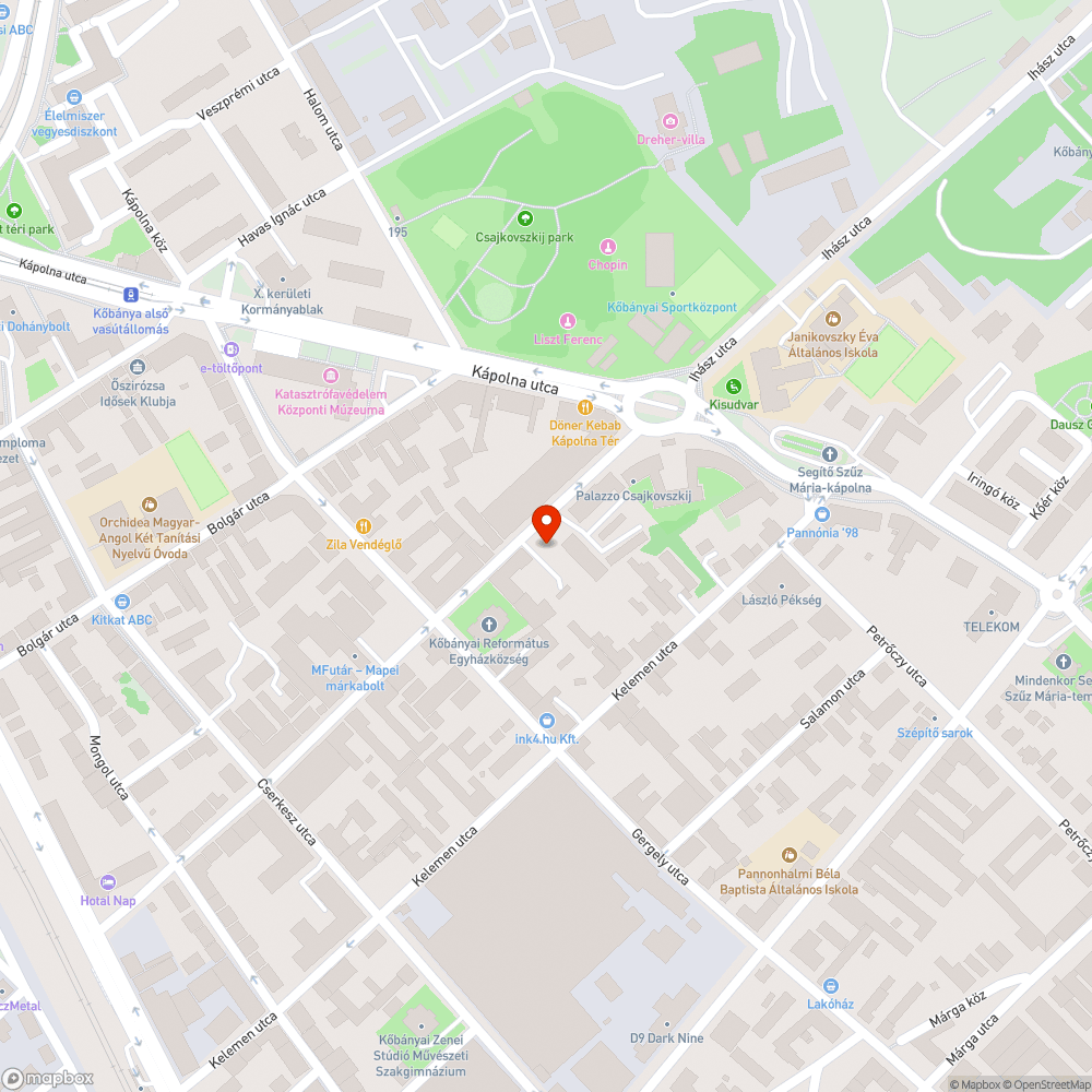 Elhagyott jármű 2 bejelentés helye