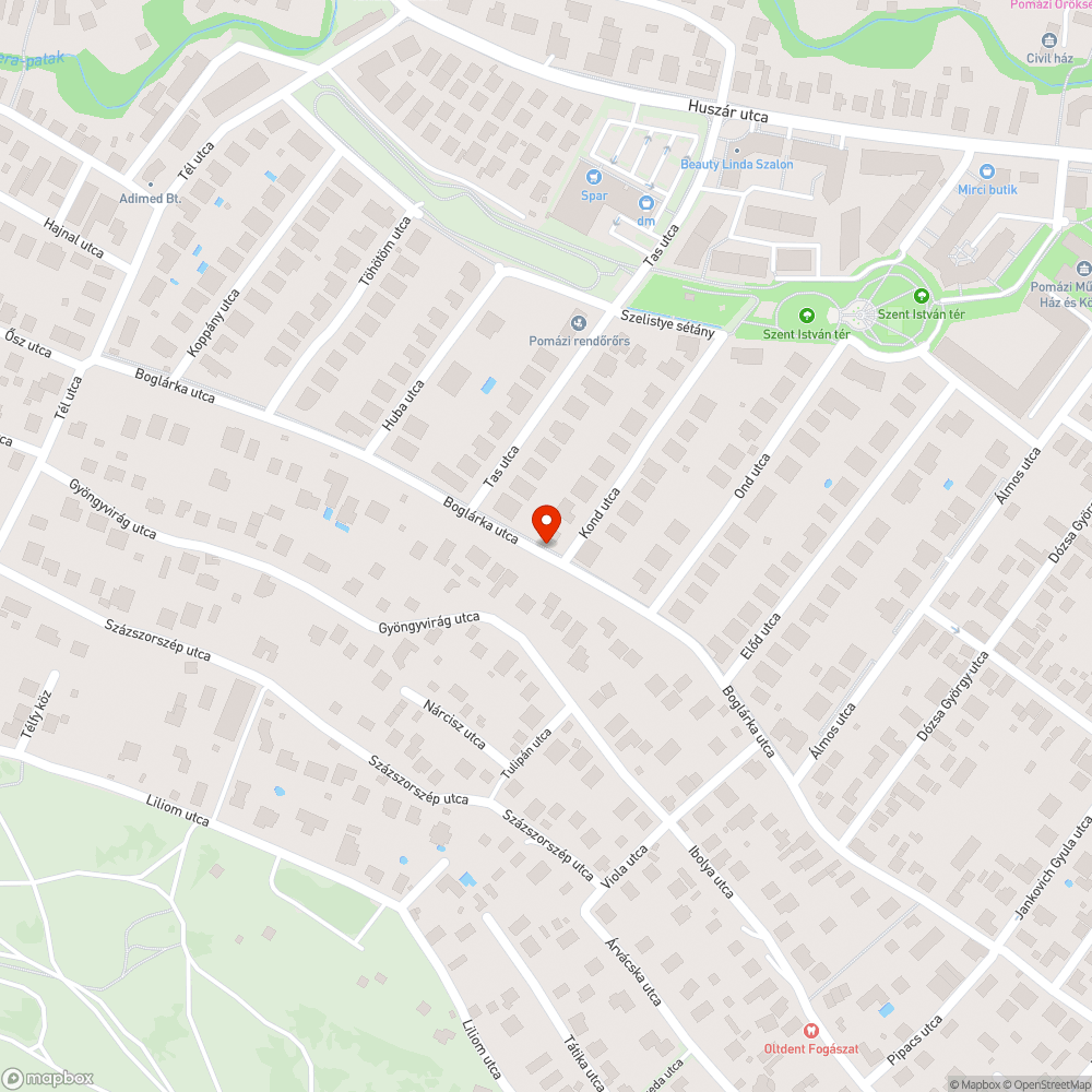 Járdába nyúló bozót bejelentés helye