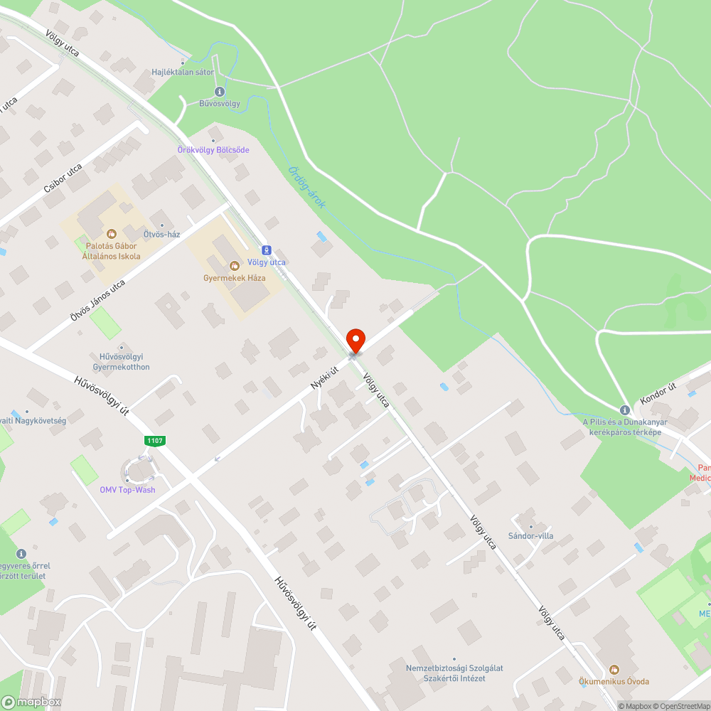 Villamos űrszelvény felfestése bejelentés helye