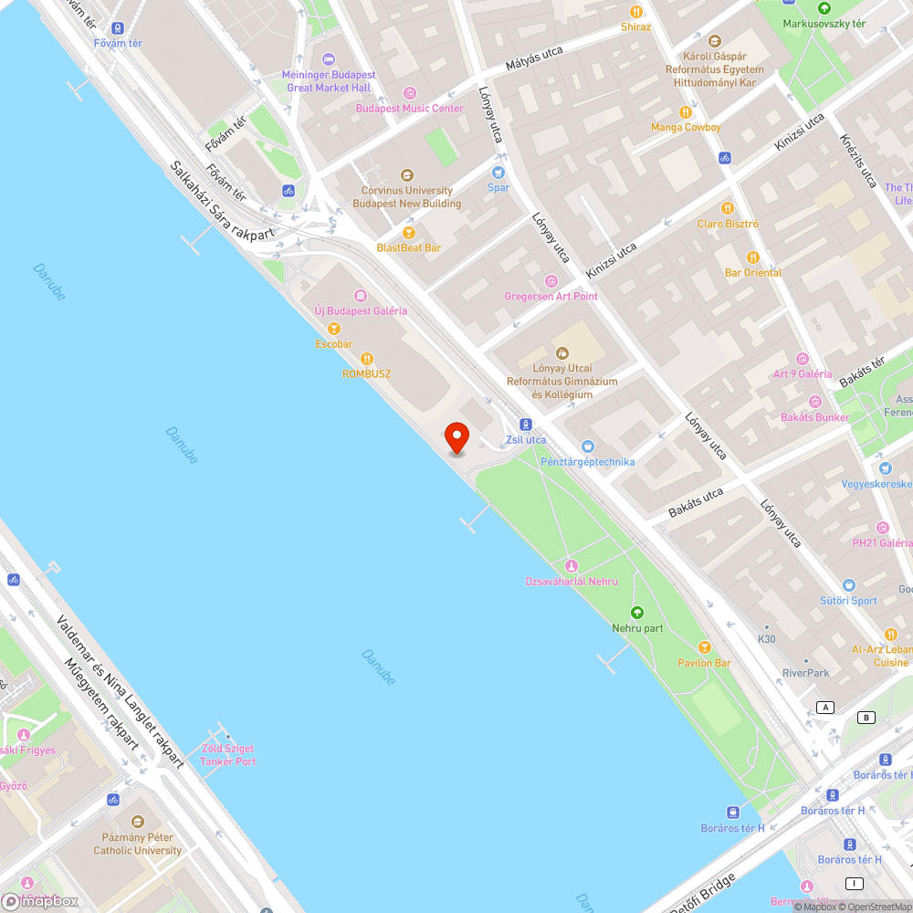 Úthibák bejelentés helye