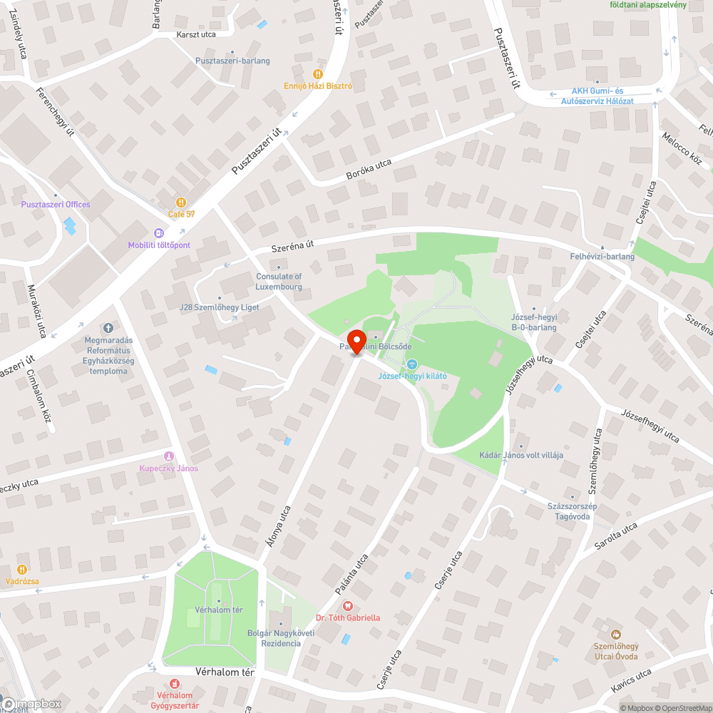 Faültetés bejelentés helye