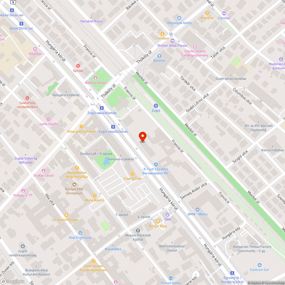 Telken belüli szemét bejelentés helye