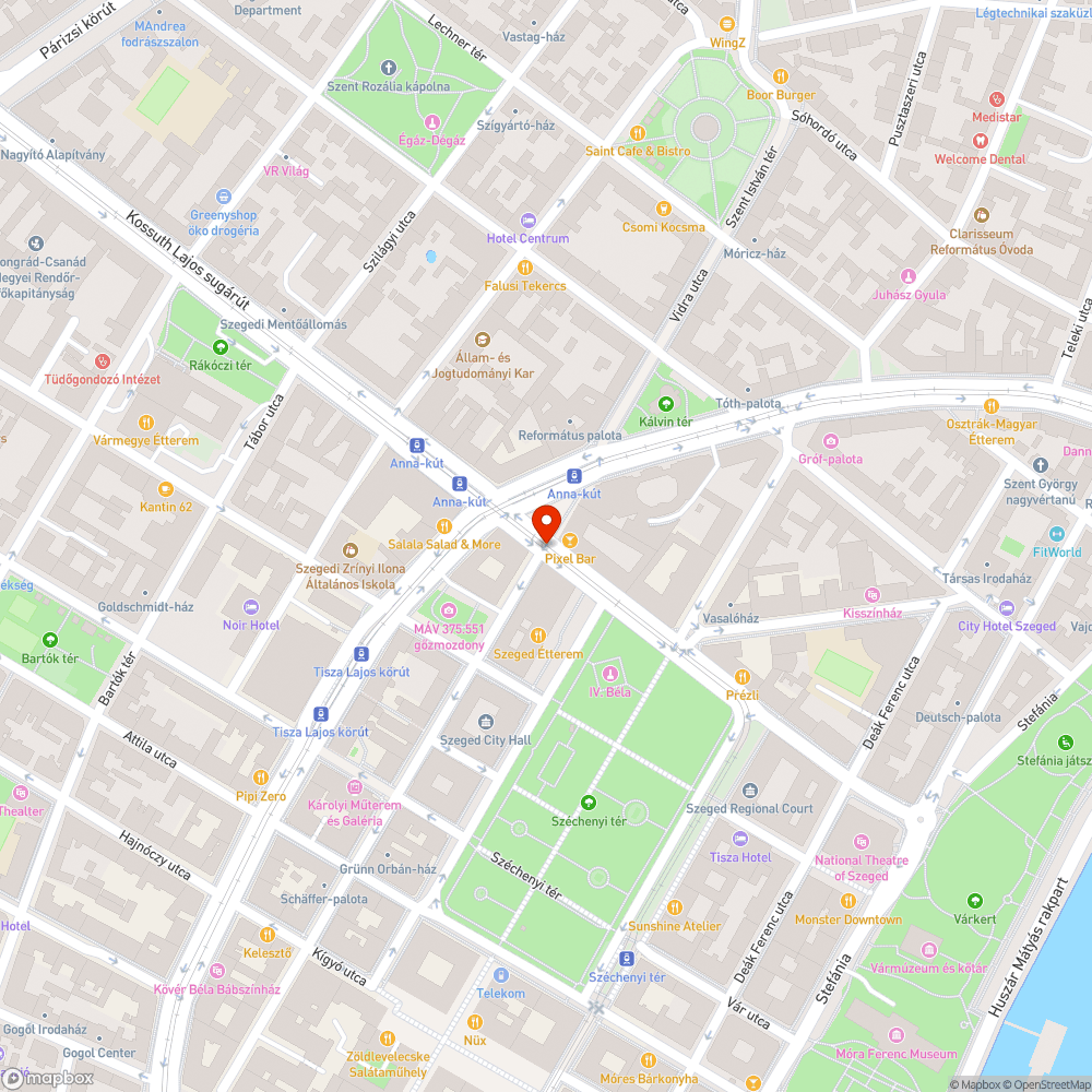 Áthaladást rendszeresen akadályozó villamos bejelentés helye