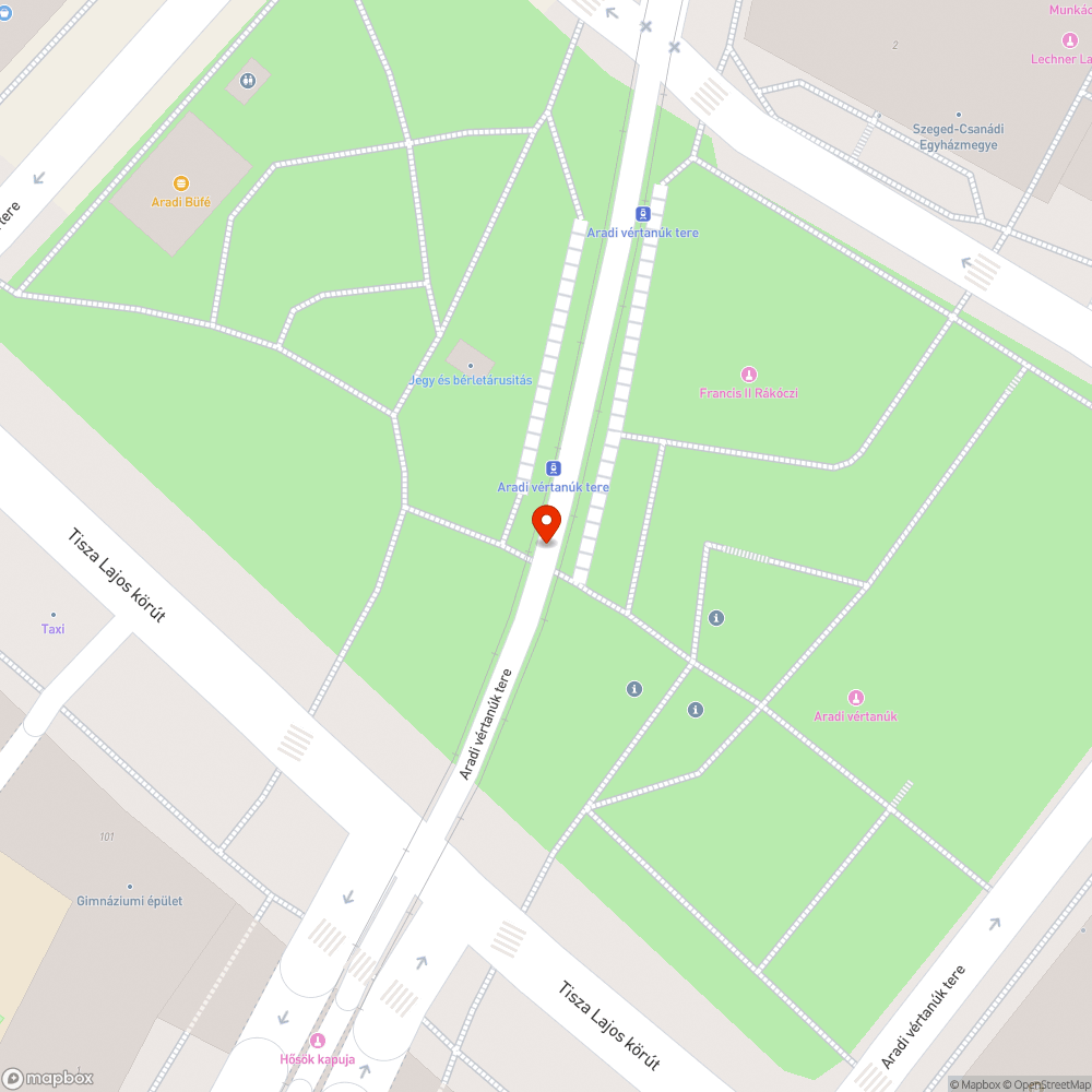 Eltorlaszolt átkelő bejelentés helye