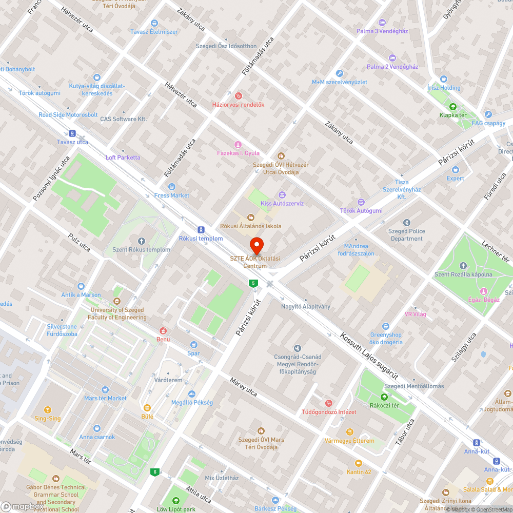 Széttört elosztó bejelentés helye