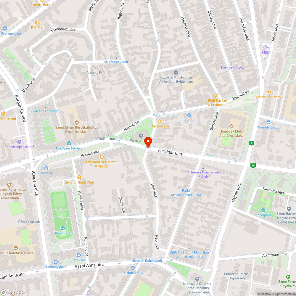 Tábla cseréje LEDesre és magasabbra helyezés bejelentés helye