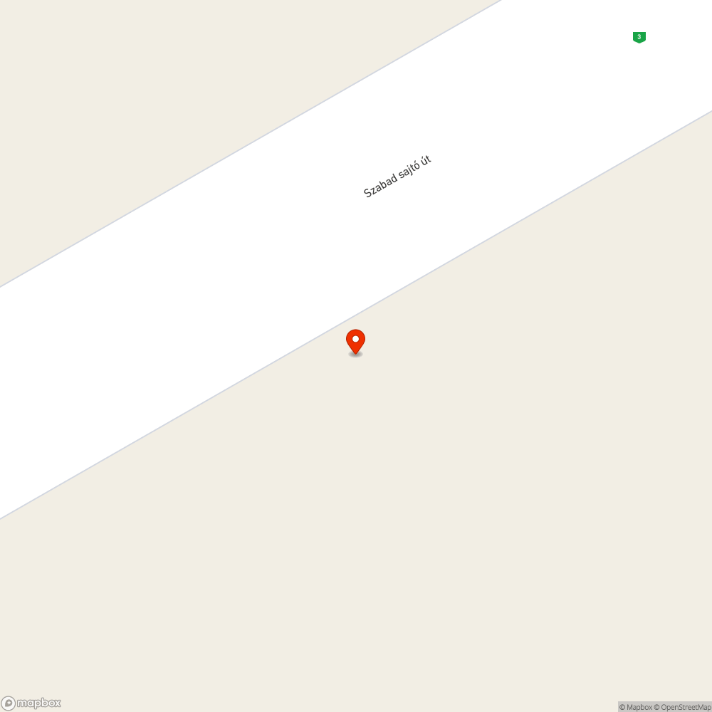 Leszűkített járda a déli Klotild-palota előtt bejelentés helye