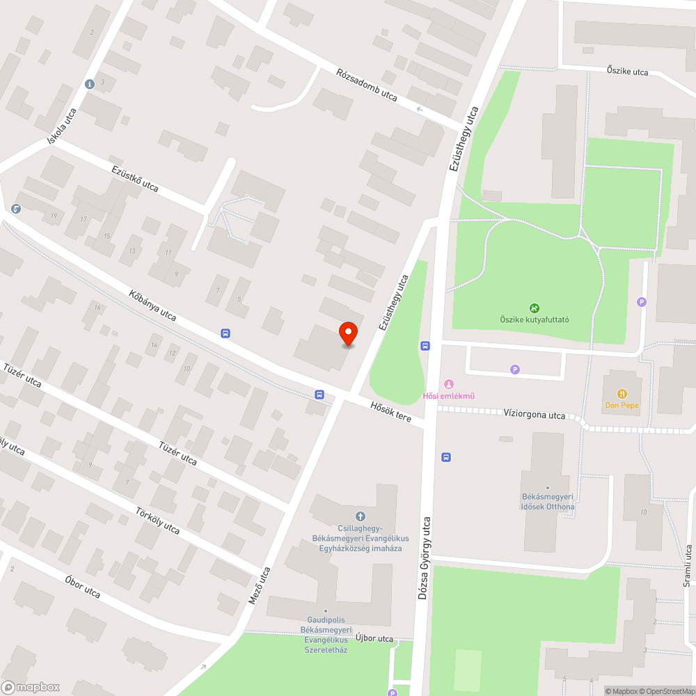 Járdán hiányzó aknafedél bejelentés helye