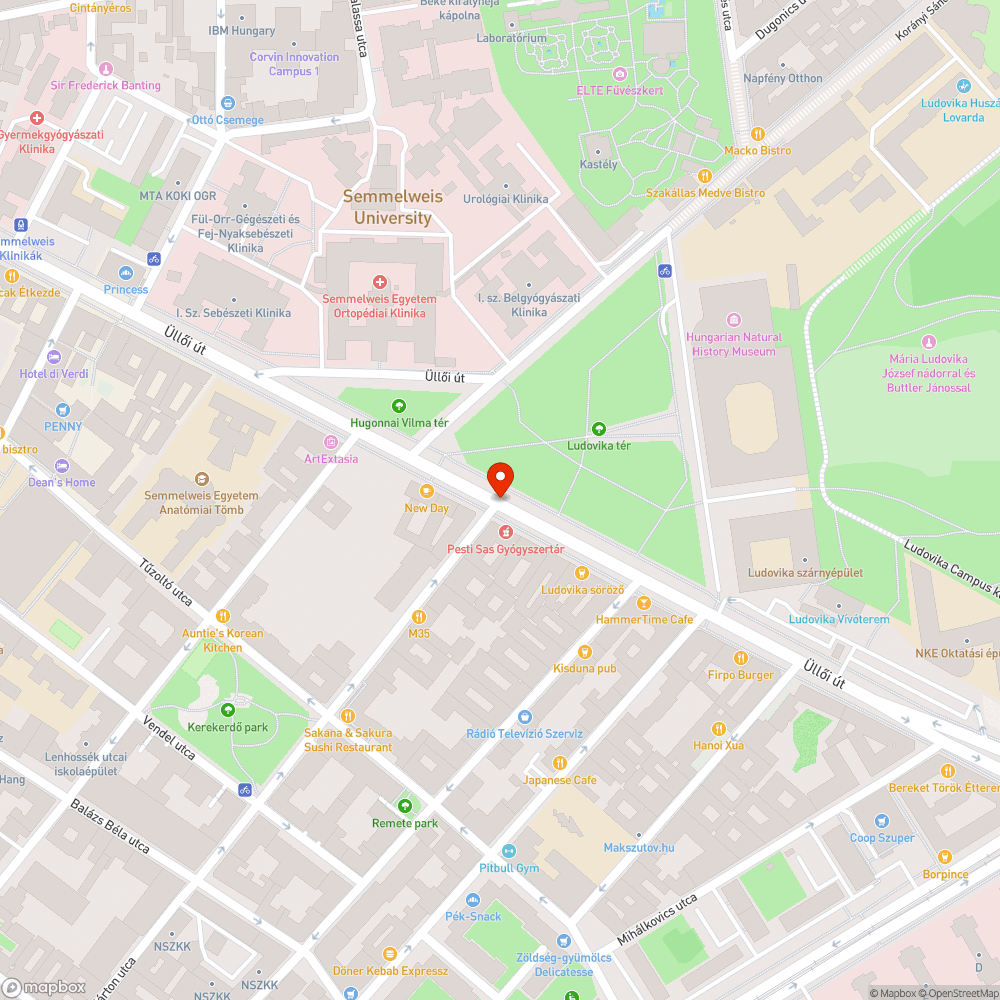 Gyalogos balesetveszély bejelentés helye