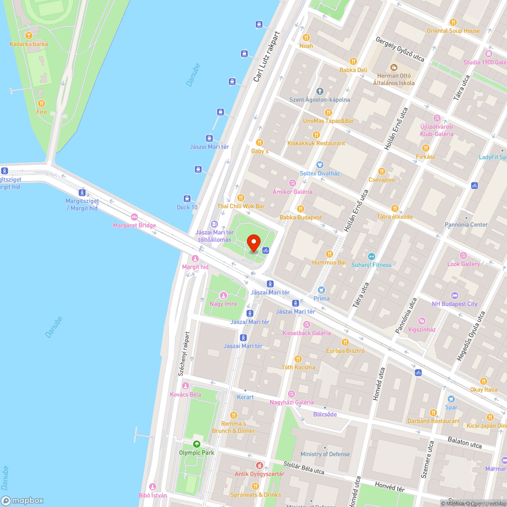 Jászai Mari téren Graffiti bejelentés helye