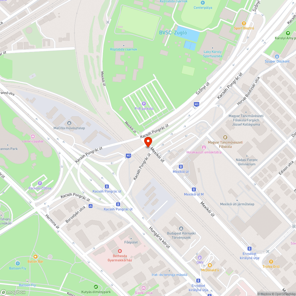 Matrac bejelentés helye