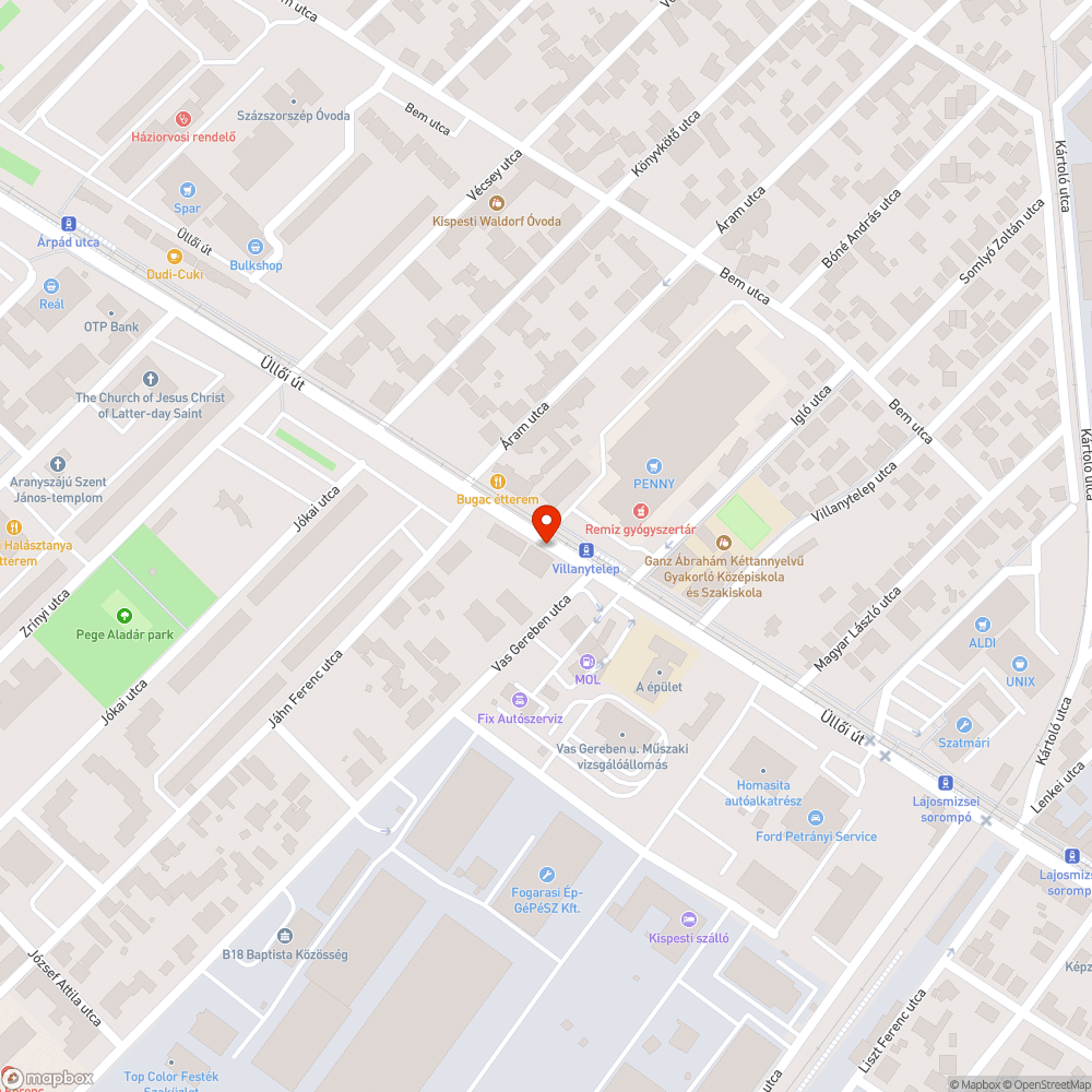 Járdán parkolás a buszmegállóban bejelentés helye