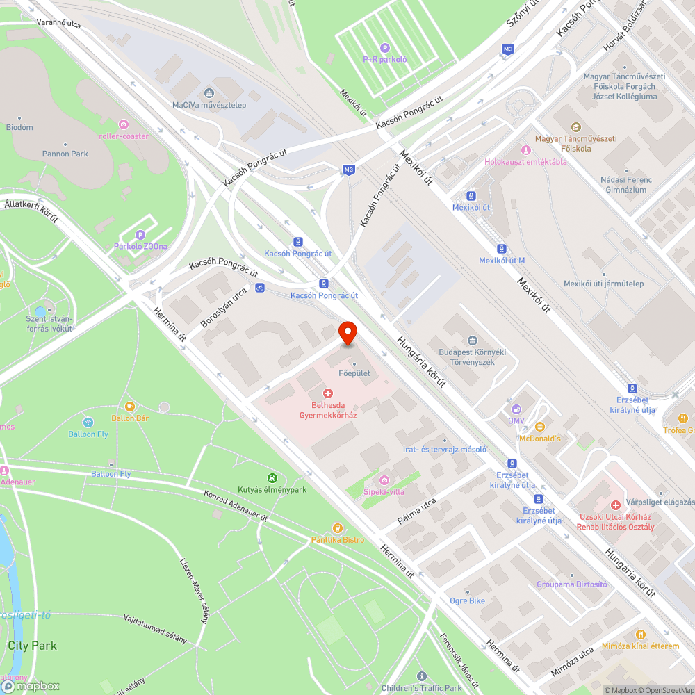 Egyre mélyülő kátyú bejelentés helye