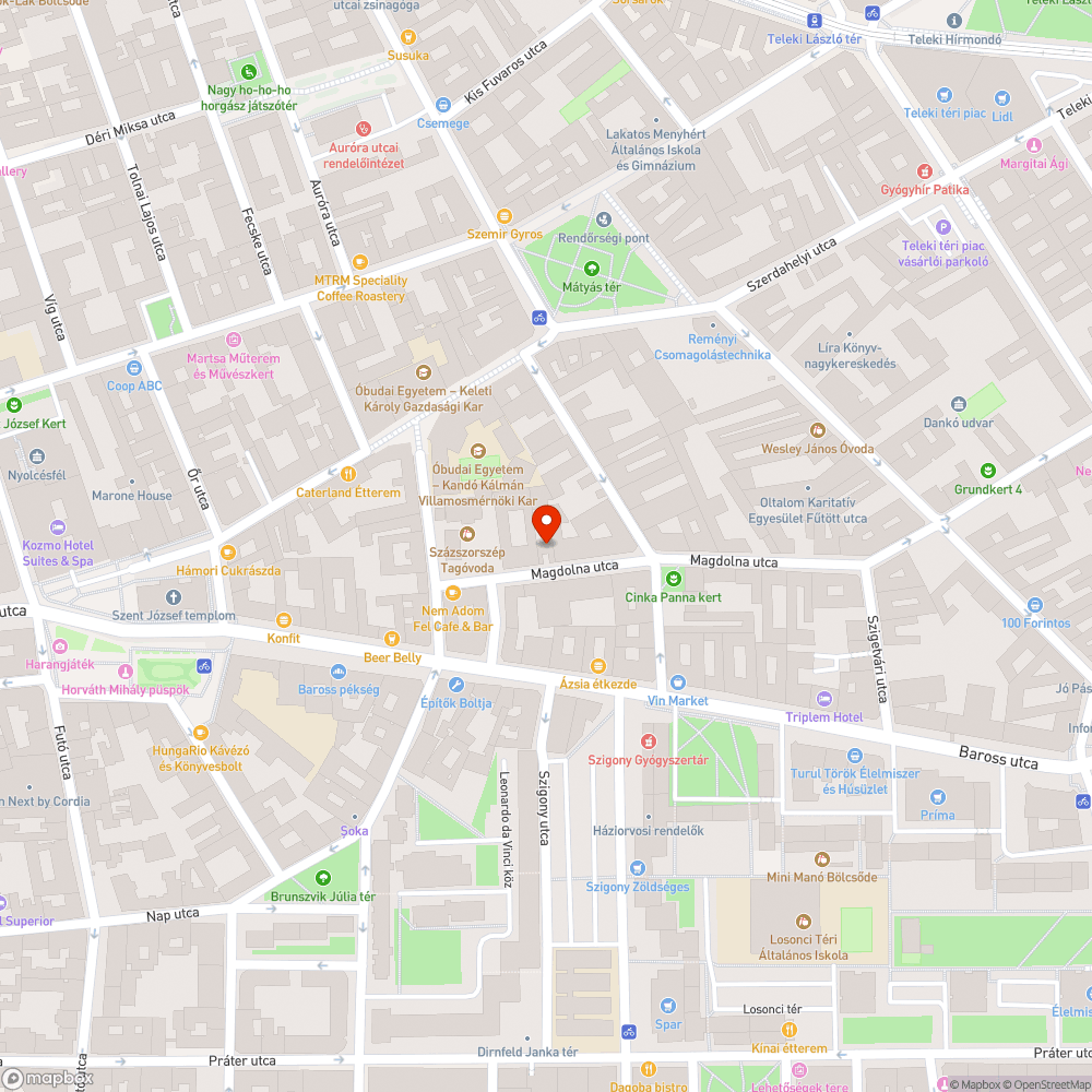 Hiányzó házszám bejelentés helye